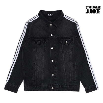 Striped Jean-Jacket